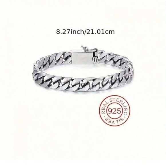 Sterling Silver Chain Bracelet - Picture 4 of 5